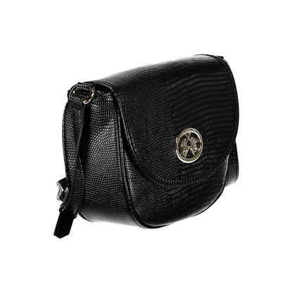 La Martina Black Polyethylene Handbag