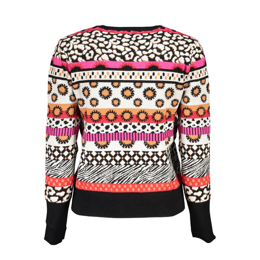 Desigual Pink Polyester Sweater