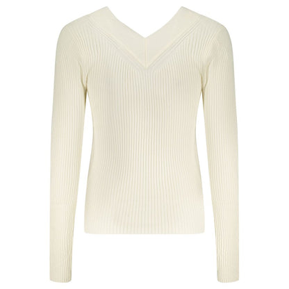 Guess Jeans White Viscose Sweater