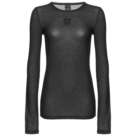 PINKO Black Viscose Sweater
