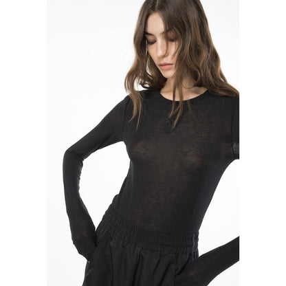 PINKO Black Viscose Sweater