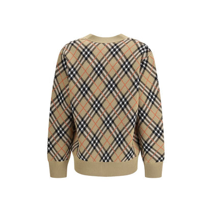 Burberry Brown Wool Cardigan