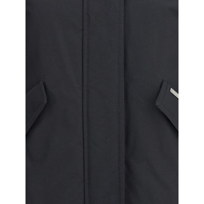 Woolrich Black Cotton Shell Jacket