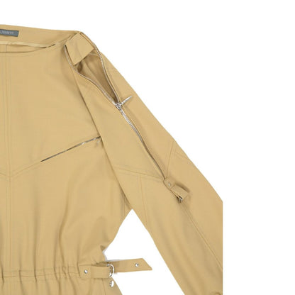 Alberta Ferretti Wool Blend Mini Dress