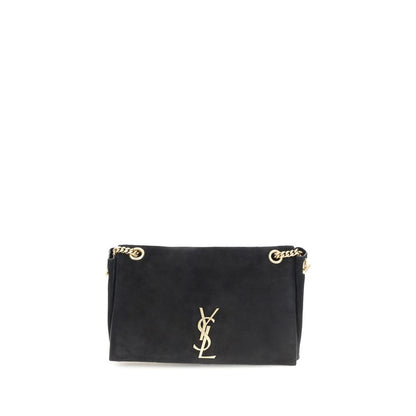 Saint Laurent Black Calf Leather Bos Taurus Shoulder Bag