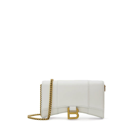 Balenciaga White Leather Shoulder Bag