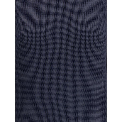 Ella Blue Merino Wool Sweater