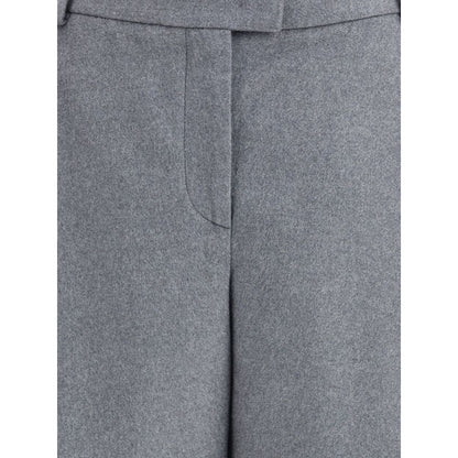 Giorgio Armani Gray Silk Casual Pants