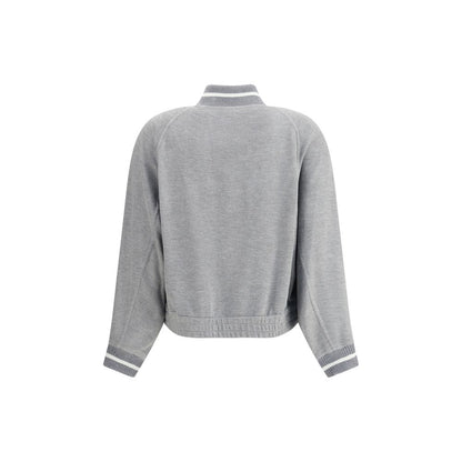 Brunello Cucinelli Gray Viscose Sweatshirt