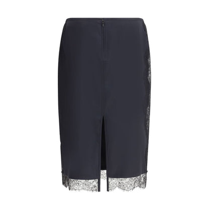 Tom Ford Black Silk Midi Skirt