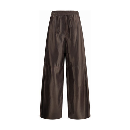 Giorgio Armani Black Leather Pants