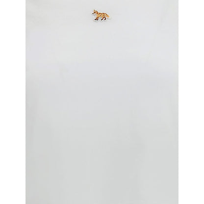 Maison Kitsuné White Cotton T-Shirt