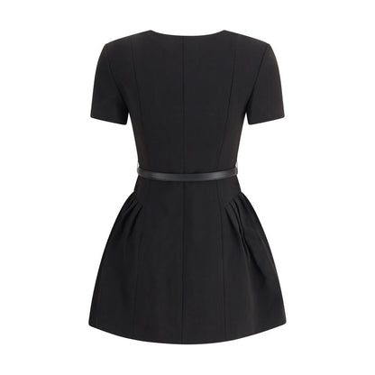 Self-Portrait Crepe short sleeve Dress