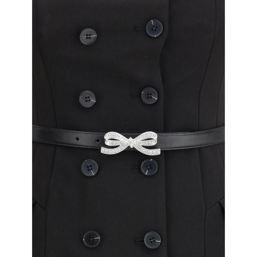 Self-Portrait Crepe short sleeve Dress