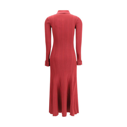 Self-Portrait Red Viscose Casual Dress