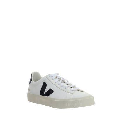 Veja White Calf Leather Bos Taurus Low Top Sneakers