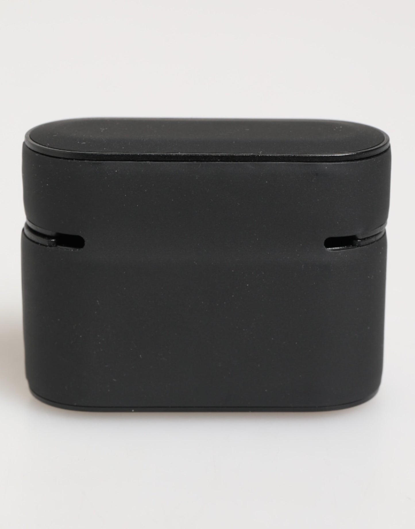 Dolce & Gabbana Black Orange Rubber Logo Embossed Accessory Airpods Case