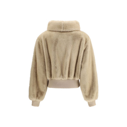 PINKO Beige Polyester Bomber