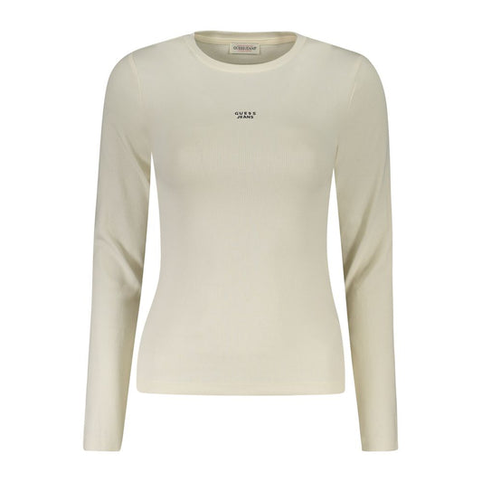 Guess Jeans White Cotton T-Shirt