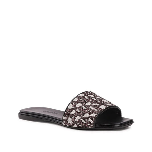 Max Mara Brown Polyamide Slides