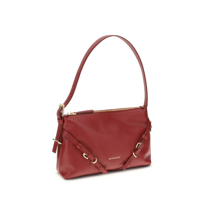 Givenchy Red Calf Leather Bos Taurus Shoulder Bag