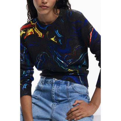 Desigual Black Polyamide Women Sweater