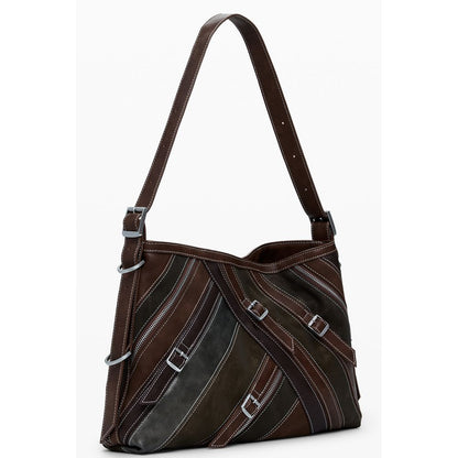 Desigual Brown Polyethylene Women Handbag
