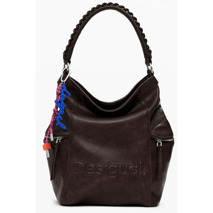 Desigual Brown Polyethylene Women Backpack