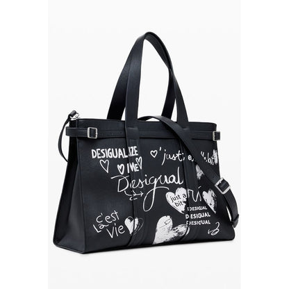 Desigual Black Polyethylene Women Handbag