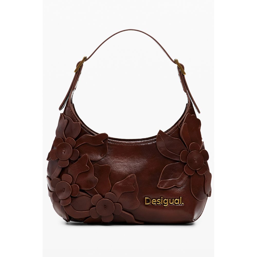 Desigual Brown Polyethylene Women Handbag