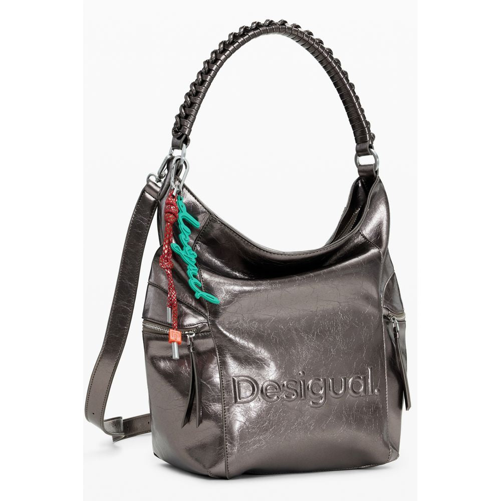 Desigual Bronze Polyethylene Women Backpack