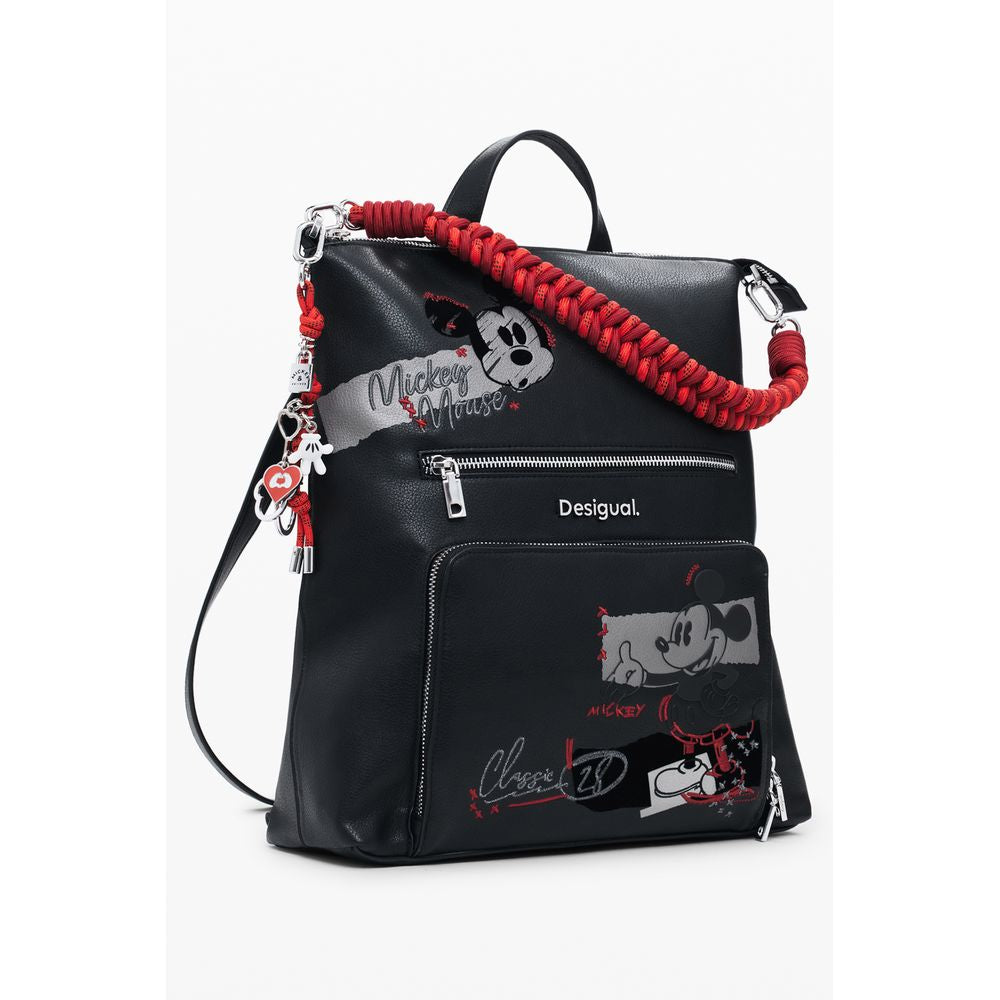 Desigual Black Polyethylene Women Backpack