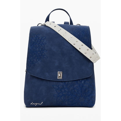 Desigual Blue Polyethylene Women Backpack