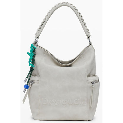 Desigual Beige Polyethylene Women Backpack