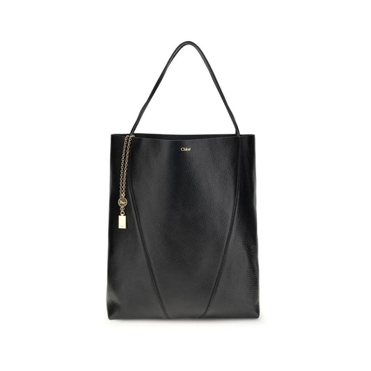 Chloé Black Calf Leather Bos Taurus Shoulder Bag