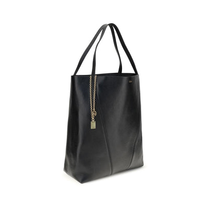 Chloé Black Calf Leather Bos Taurus Shoulder Bag