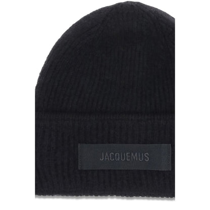 Jacquemus Black Alpaca Vicugna Pacos Beanie