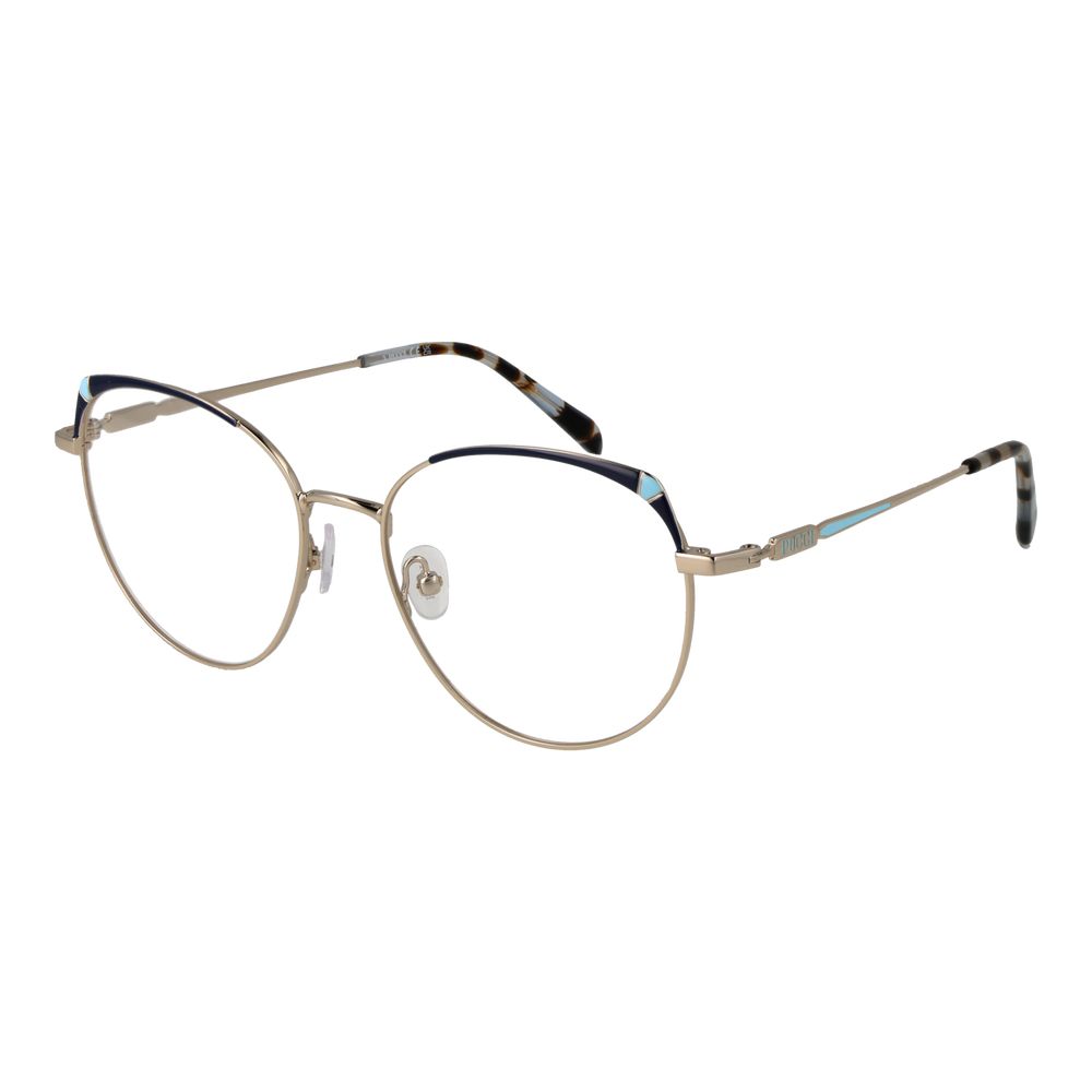 Emilio Pucci Gold Metal Glasses (Frames)