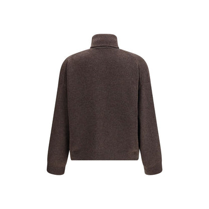 Brunello Cucinelli Brown Cashmere Turtleneck