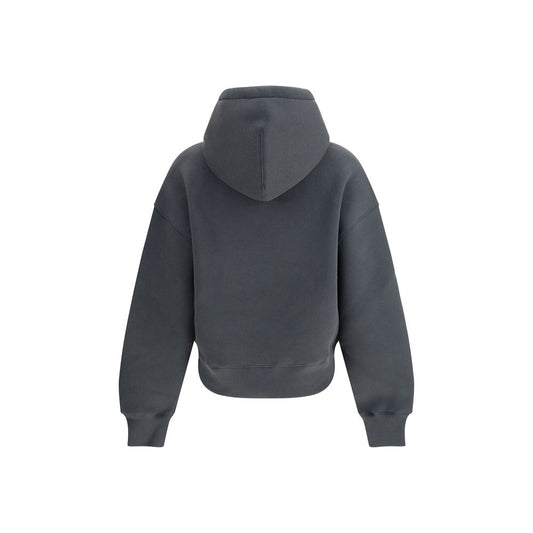 Ami Paris Gray Cotton Sweatshirt