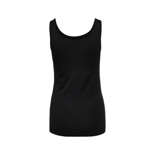 Only Black Cotton Tank Tops