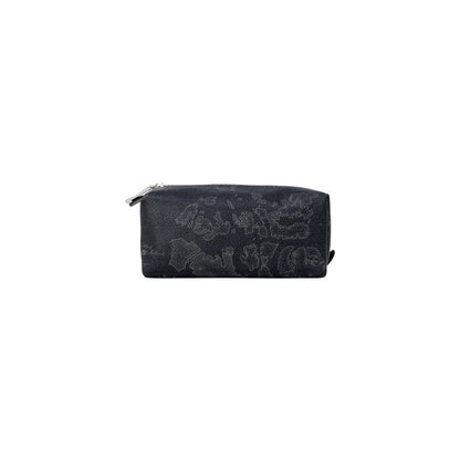 Alviero Martini Prima Classe Black Cotton Clutch Bag