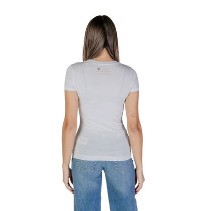 Guess White Cotton T-Shirt
