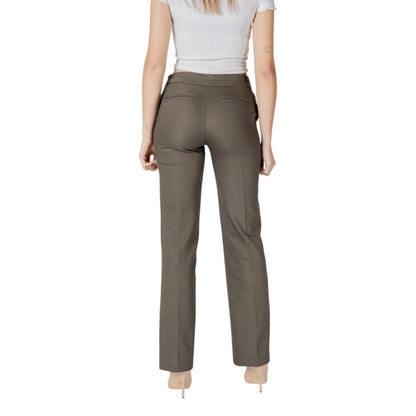 Morgan De Toi Green Cotton Pant