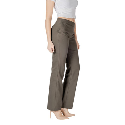 Morgan De Toi Green Cotton Pant