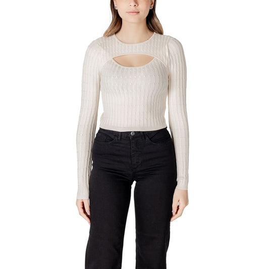 Only Beige Marabou Sportswear