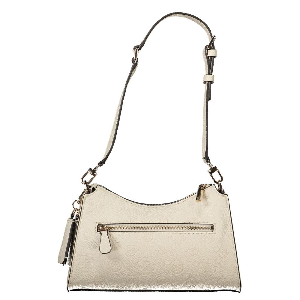 Guess Jeans Beige Polyethylene Women Handbag