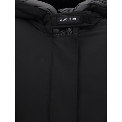 Woolrich Black Cotton Parka
