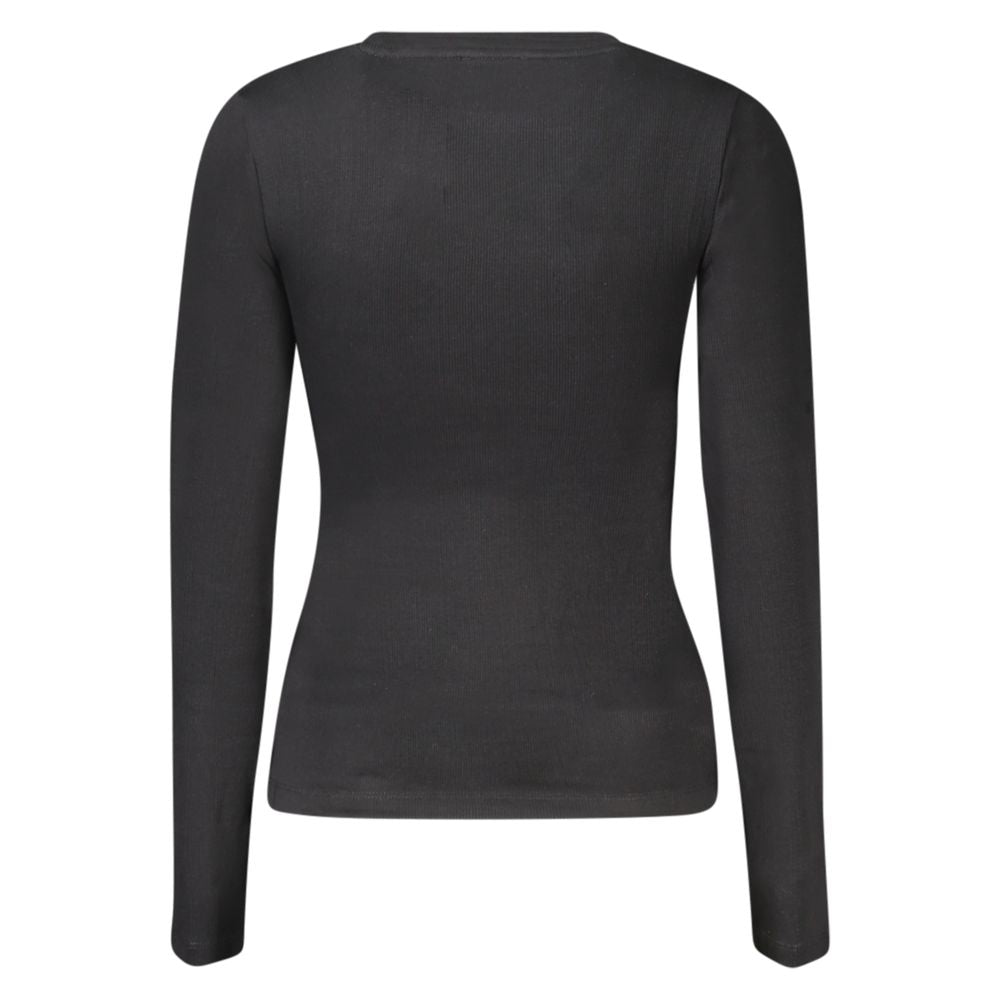 Guess Jeans Black Cotton Women T-Shirt