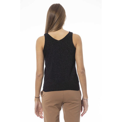 Baldinini Trend Black Viscose Women Top